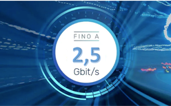 Internet FTTH fino a 2.5 Gbps a € 30,95/mese